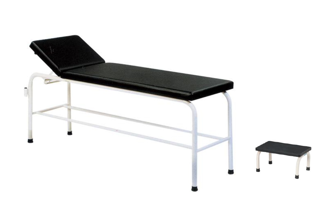 EXAMINATION COUCH + STEP STOOL
